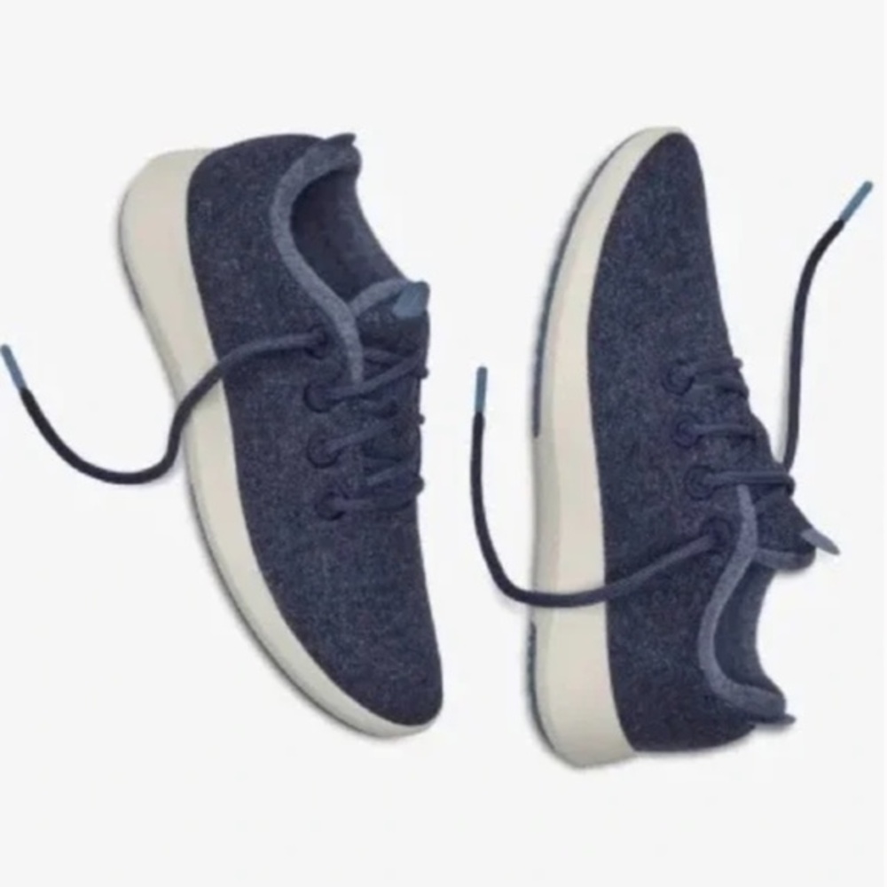 Allbirds Mizzle Waterproof Sneakers Shoes Navy Blue Size 8
